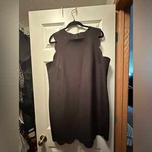 J. Crew Factory Scalloped Sheath Dress